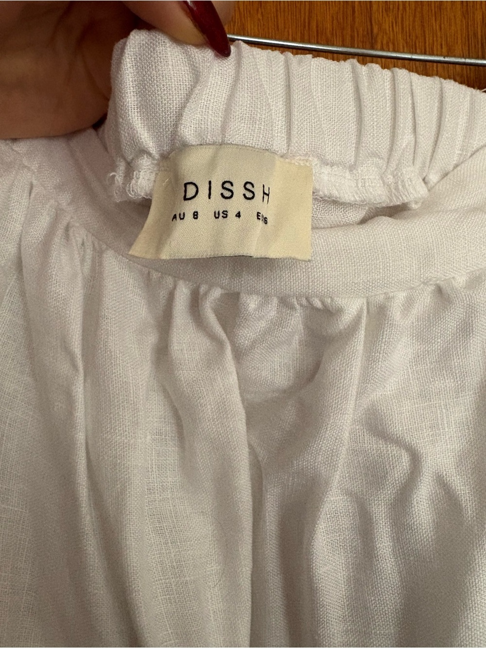 DISSH Aisle White Puff Sleeve Crop and Tiered Maxi Skirt Set - Picture 8 of 10